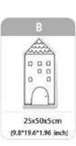 Maliben | New Combination Cotton Crib Crocodile/House Pillow For Baby