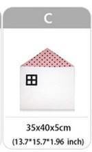 Maliben | New Combination Cotton Crib Crocodile/House Pillow For Baby