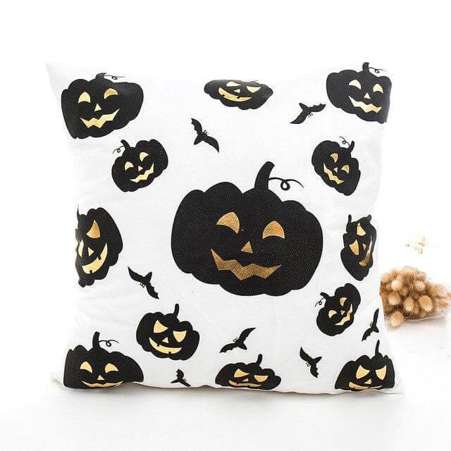 Maliben | Black And White Halloween Pillow Cases