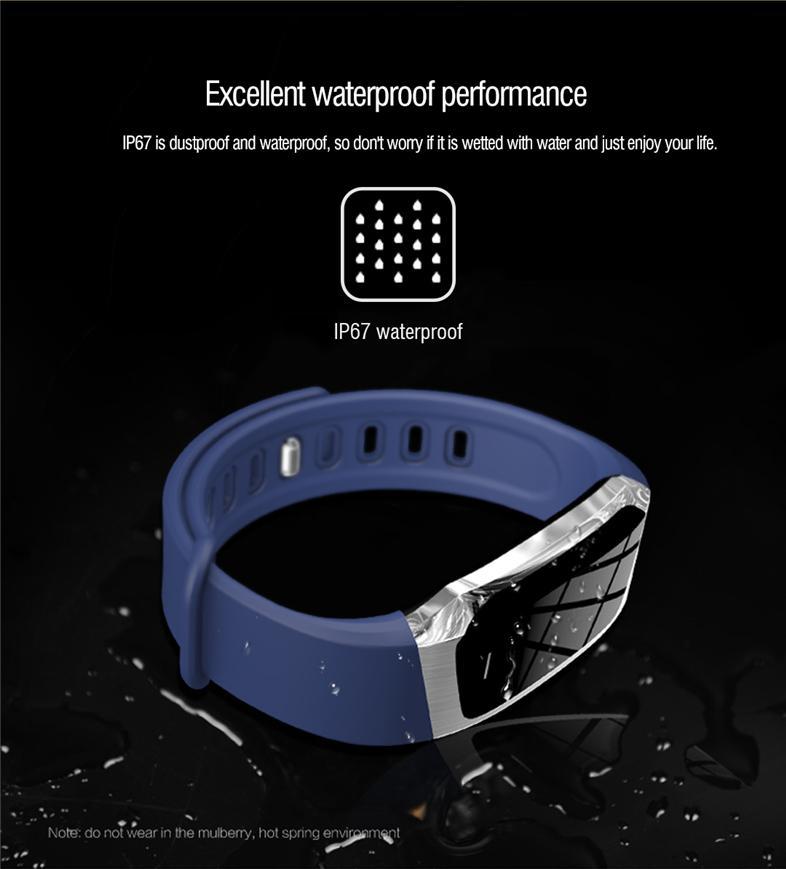 Maliben | Fitband Smart Watch Waterproof Blood Pressure Oxygen Heart Rate Monitor Sport Bracelet