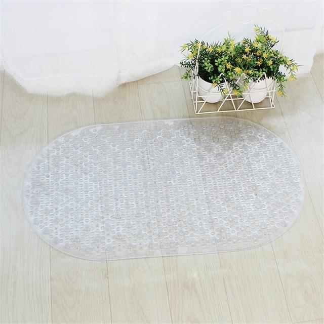 Maliben | Anti-Skid Bath Mat Soft Bathroom Massage Mat Suction Cup Non-Slip Bathtub Carpet