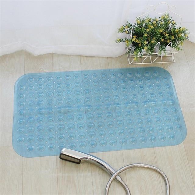 Maliben | Anti-Skid Bath Mat Soft Bathroom Massage Mat Suction Cup Non-Slip Bathtub Carpet