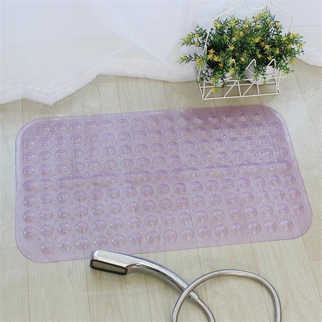 Maliben | Anti-Skid Bath Mat Soft Bathroom Massage Mat Suction Cup Non-Slip Bathtub Carpet