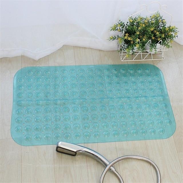 Maliben | Anti-Skid Bath Mat Soft Bathroom Massage Mat Suction Cup Non-Slip Bathtub Carpet