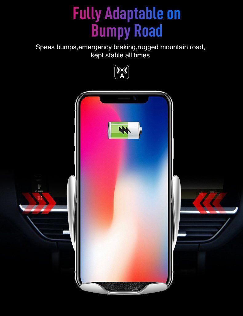 Maliben | Automatic Clamping Wireless Car Charger Mount