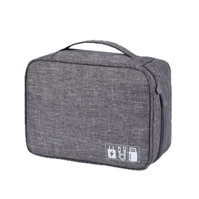 Maliben | Wobag New Polyester Mens Travel Electronic Accessories Travel Bag Organizer For Date Line Sd Card Usb Cable Digital Device Bag
