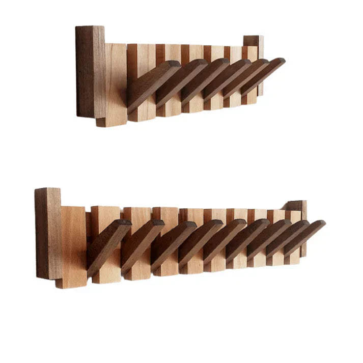 Maliben | Harmonycoat Wooden Piano Coat Rack – Stylish Wall Decoration & Practical Storage