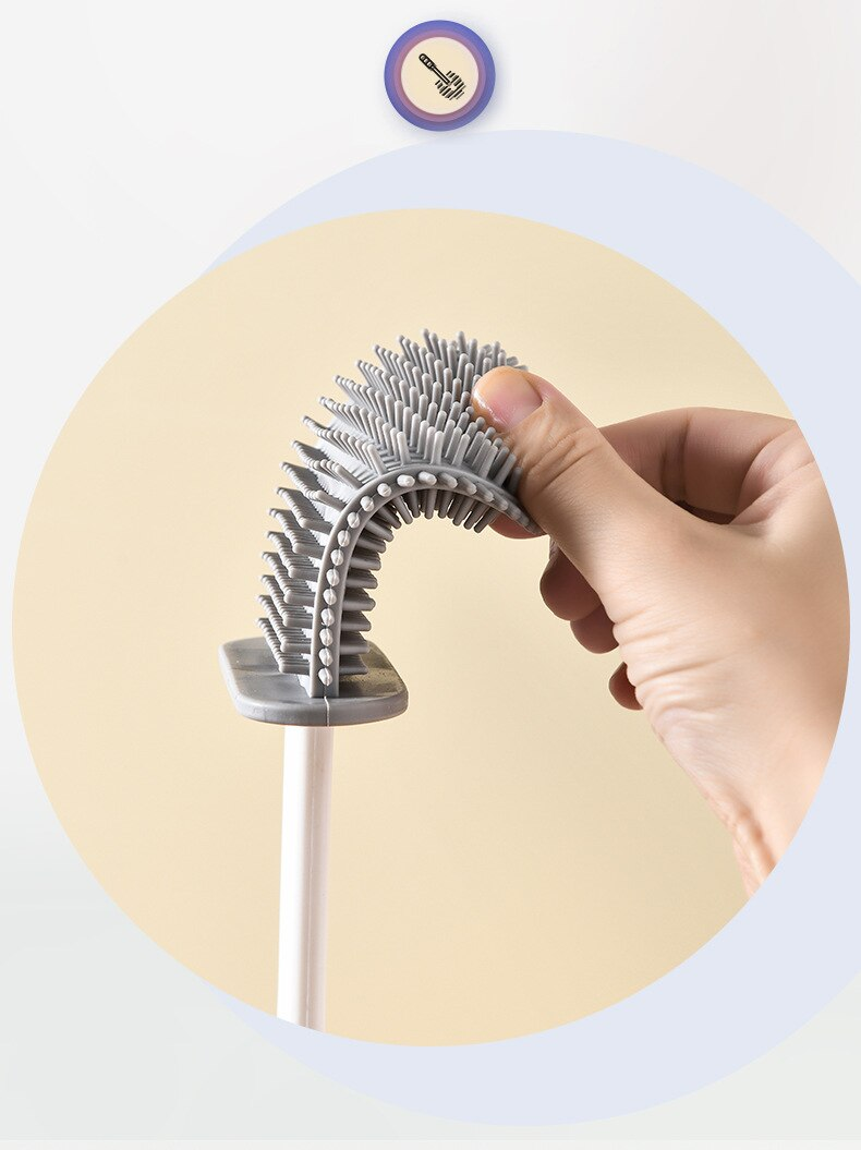 Maliben | Wall-Mounted Toilet Cleaner Drainer Brush Set