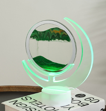 Maliben | Sand Serenity Moon Shape Night Light