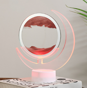 Maliben | Sand Serenity Moon Shape Night Light