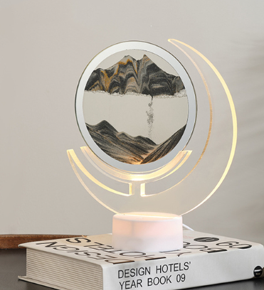 Maliben | Sand Serenity Moon Shape Night Light