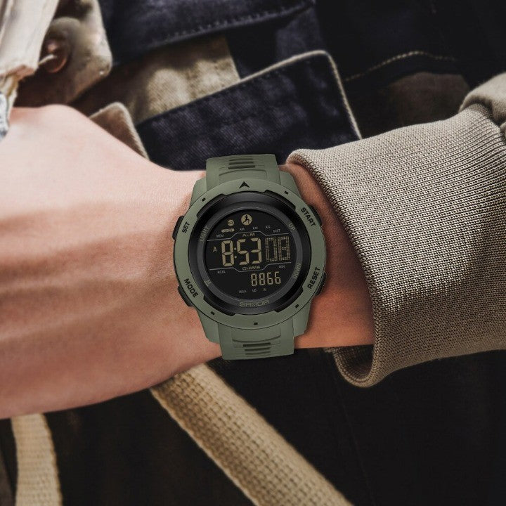 Maliben | Waterproof Military Pedometer Digital Watch