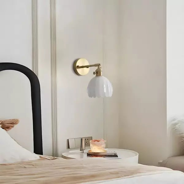 Maliben | Retro – Wall Light Glass Tulip Bud
