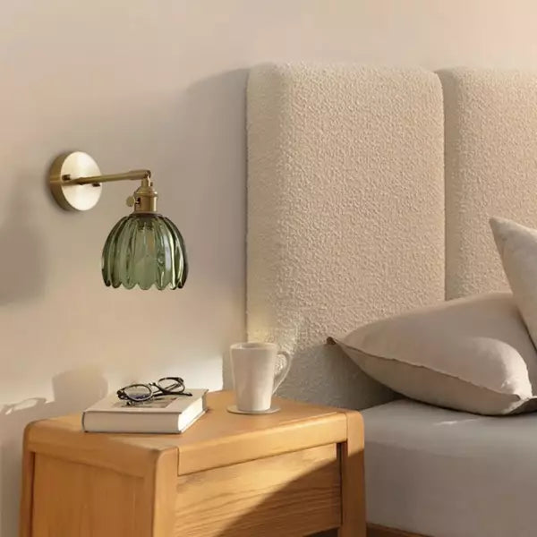 Maliben | Retro – Wall Light Glass Tulip Bud