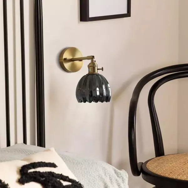 Maliben | Retro – Wall Light Glass Tulip Bud