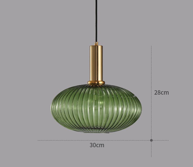 Maliben | Retro Glass Pendant Light - Colorvibe