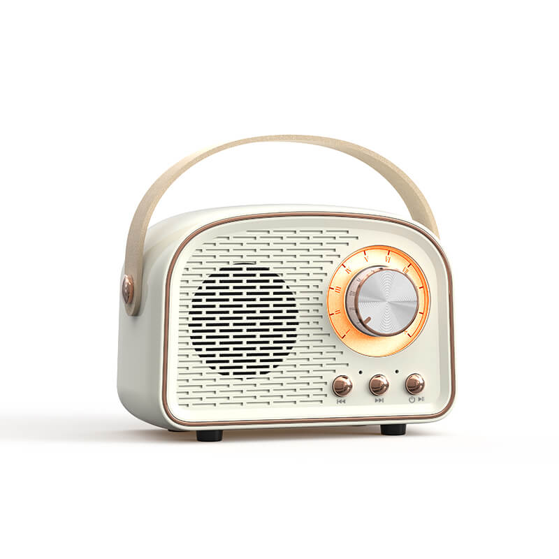 Maliben | Retro Round Radio Bluetooth Speaker