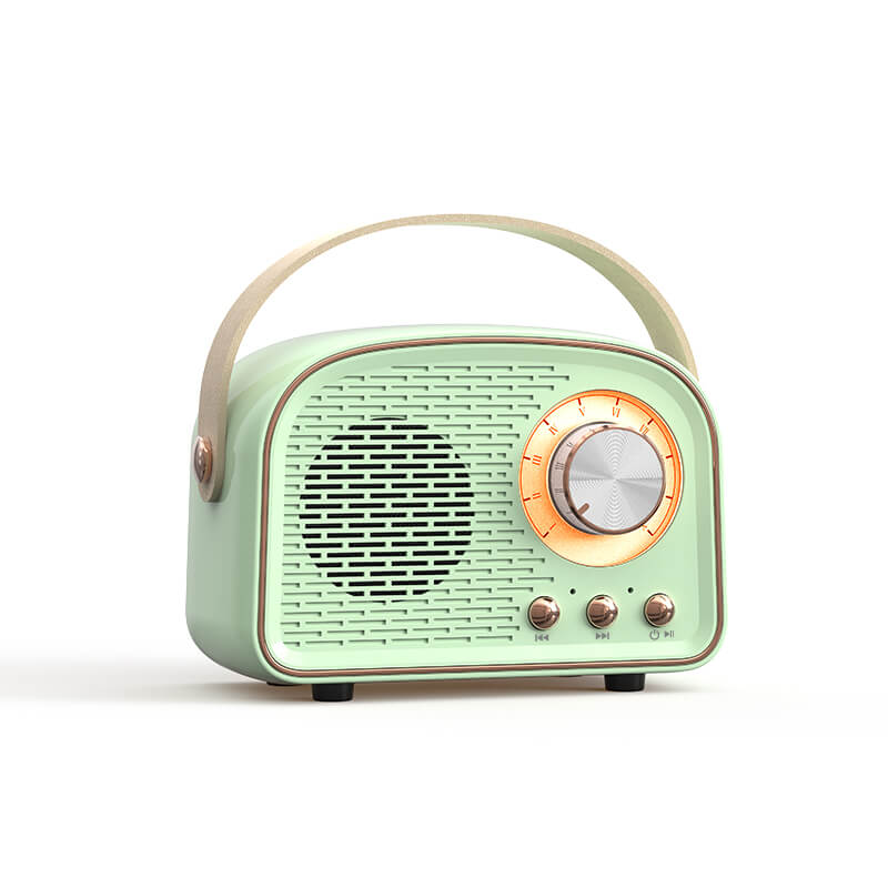 Maliben | Retro Round Radio Bluetooth Speaker