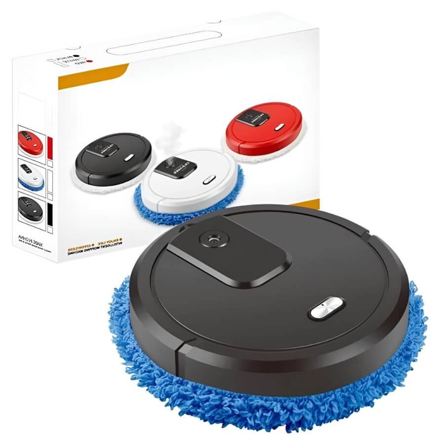 Maliben | Suction And MoppIng Robot Mobisweep | 3-in-1 Function | Self-Charging & Whisper Quiet | Compact 25×25×6.5 Cm