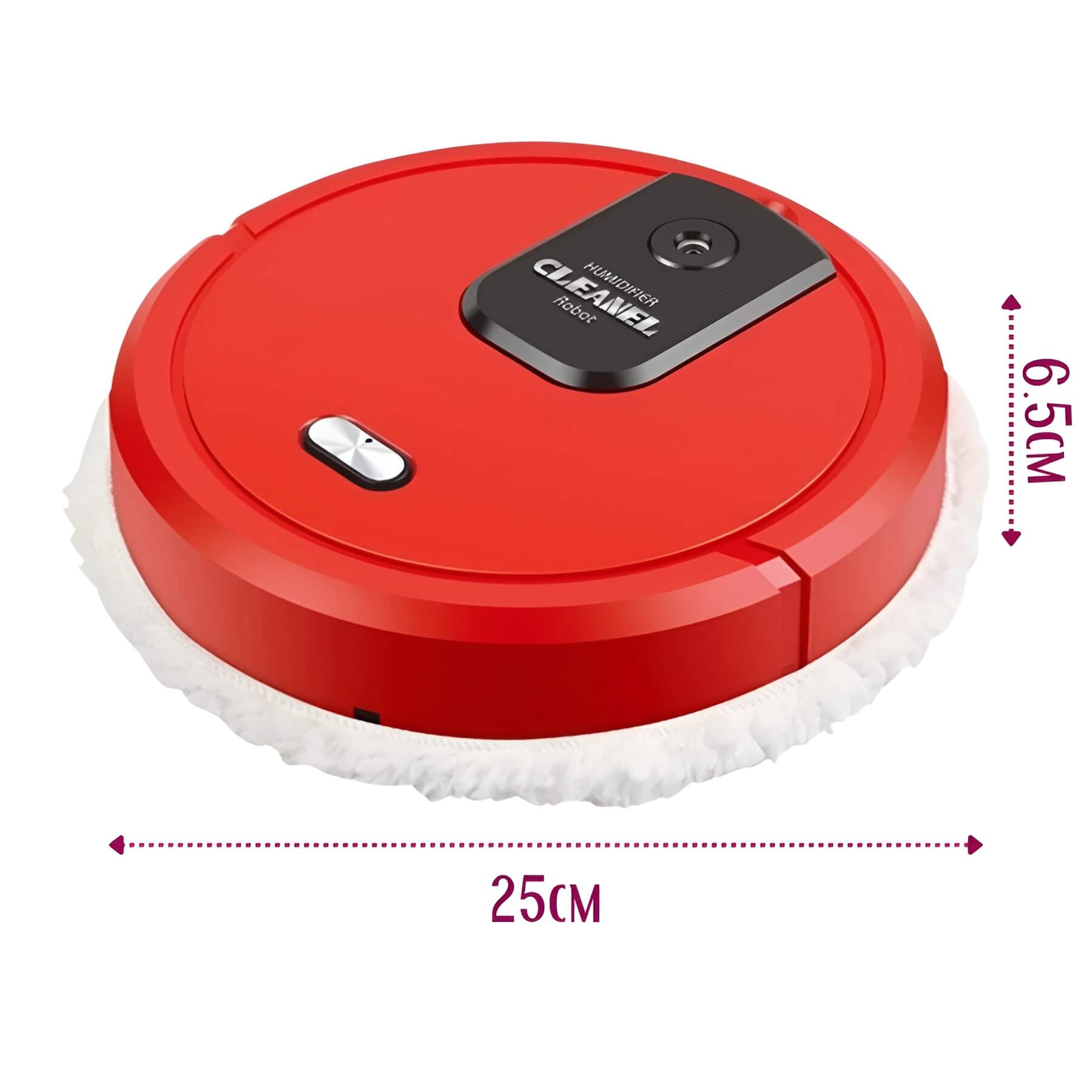 Maliben | Suction And MoppIng Robot Mobisweep | 3-in-1 Function | Self-Charging & Whisper Quiet | Compact 25×25×6.5 Cm