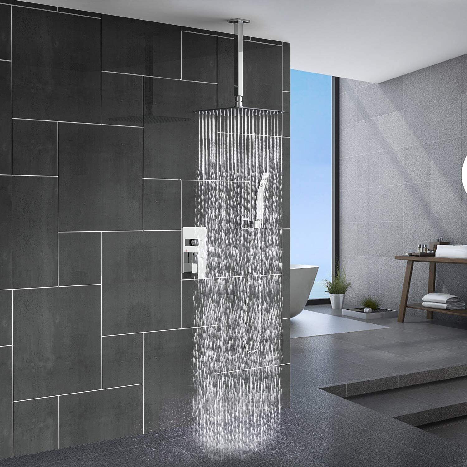 Maliben | Wall-mounted rain shower ultra-slim