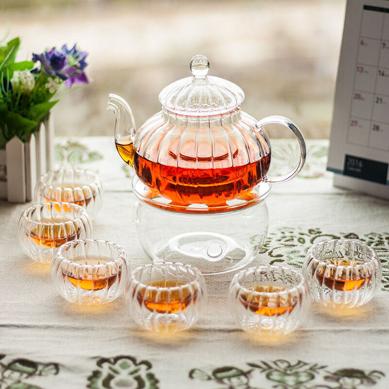 Maliben | Crystal Clear Glass Teapot Set