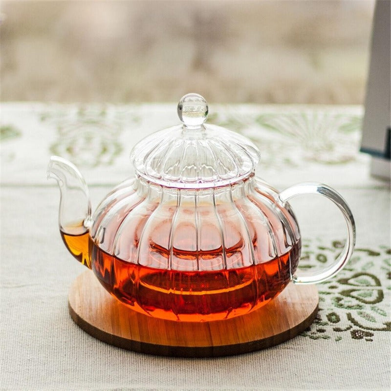 Maliben | Crystal Clear Glass Teapot Set