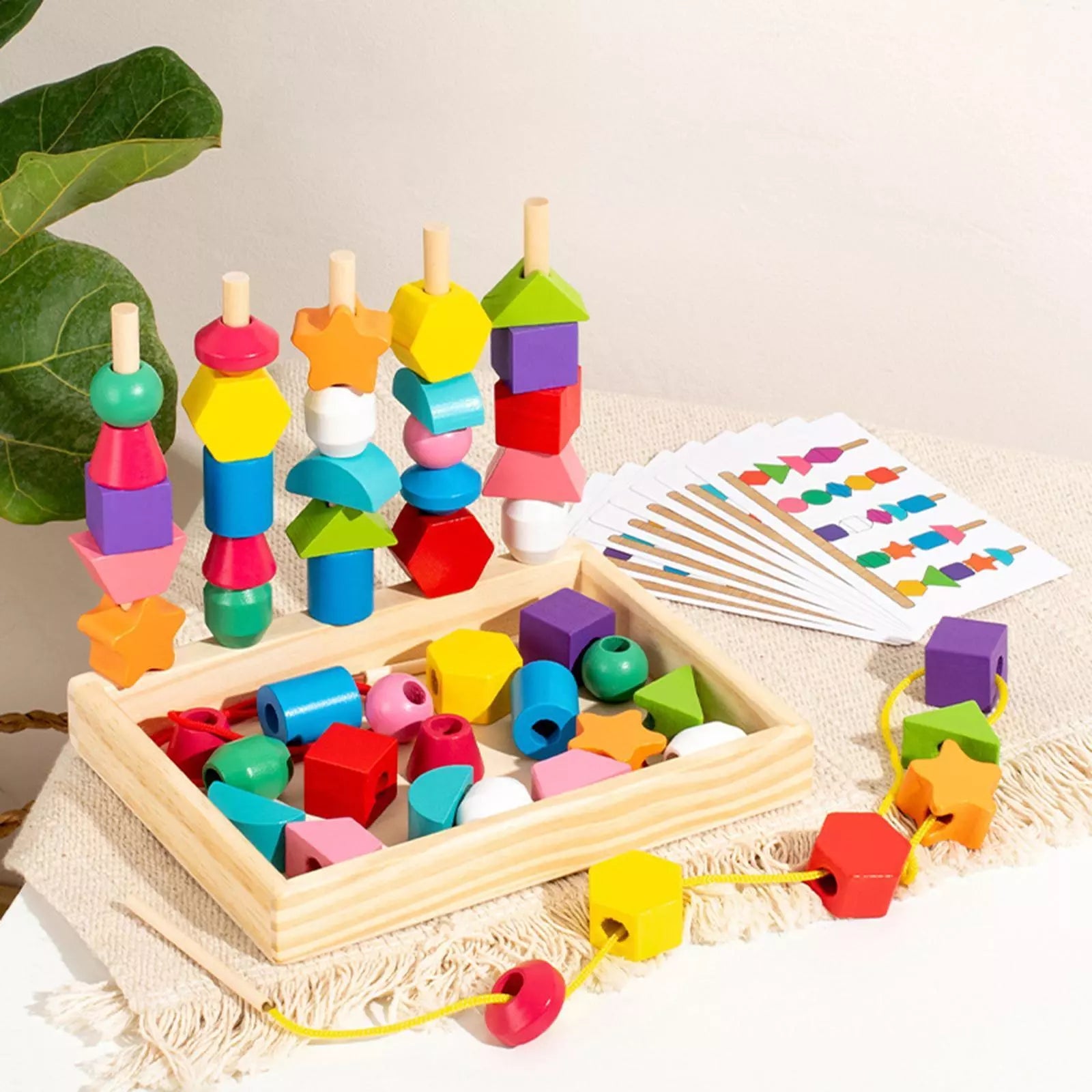 Maliben | Ecotoys Colorful Shape Match | Stimulate Creativity - Discover Shape Recognition & Cognitive Skills