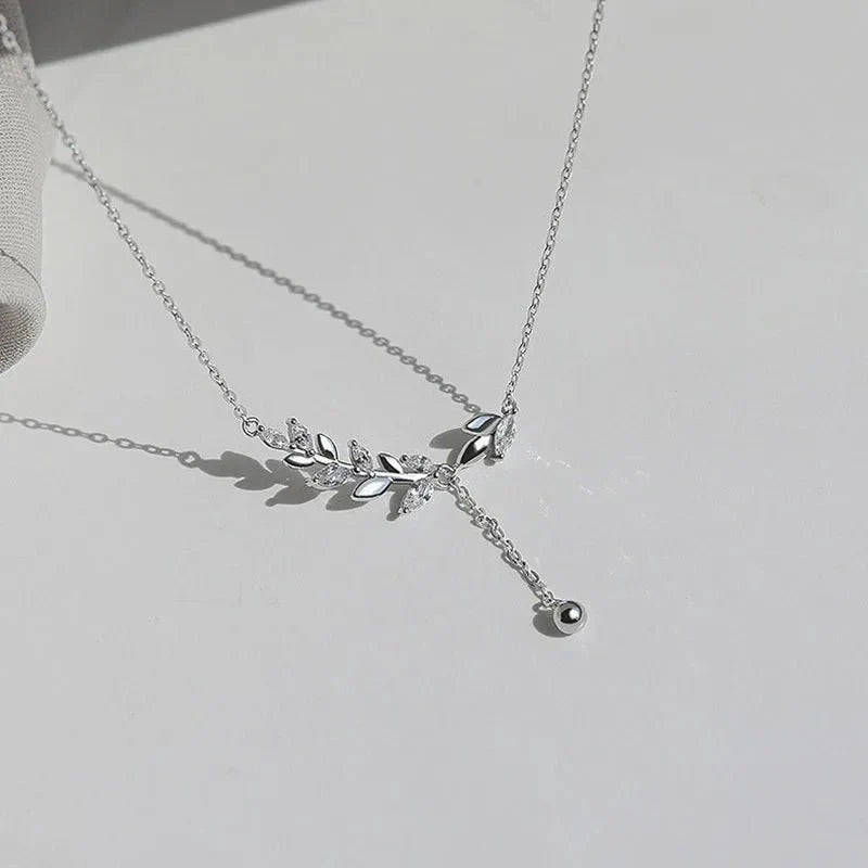 Maliben | S925 Diamond Tree Botanical Necklace