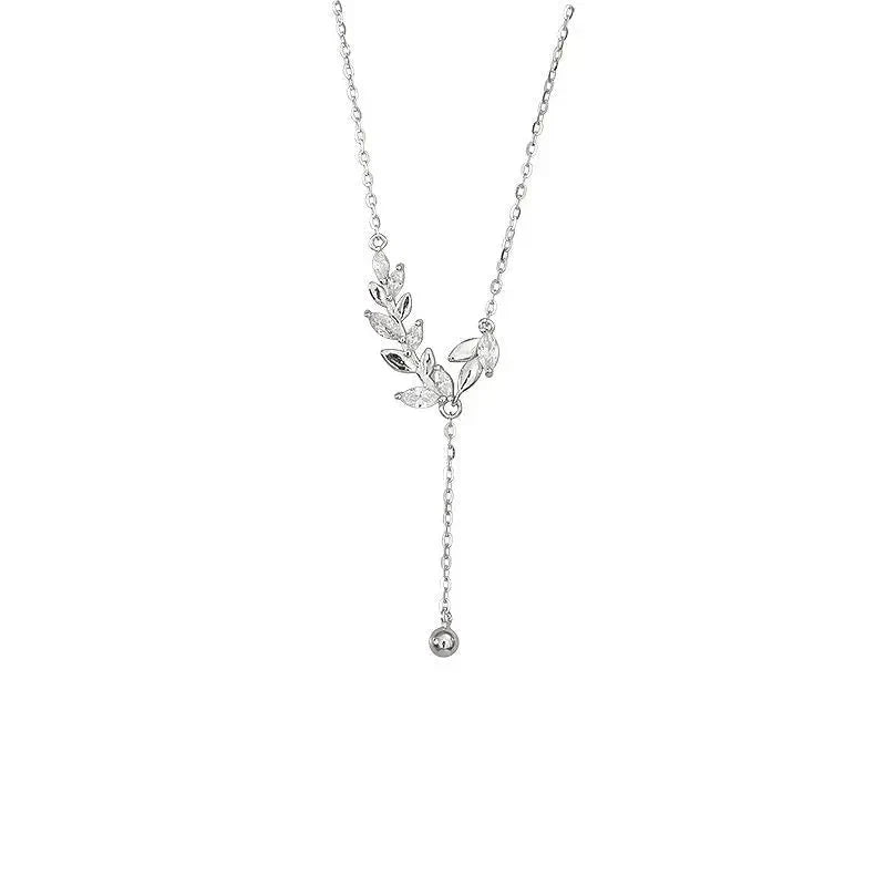 Maliben | S925 Diamond Tree Botanical Necklace