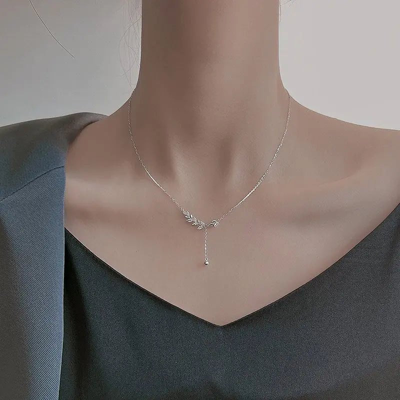 Maliben | S925 Diamond Tree Botanical Necklace
