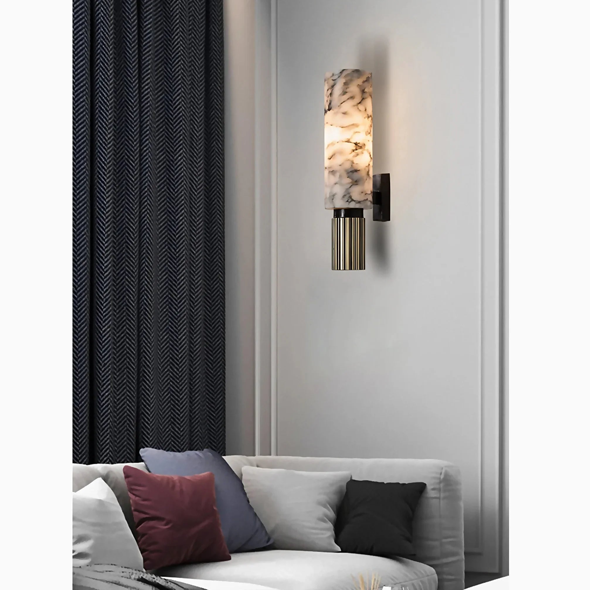 Maliben | Stylish Marble Wall Lamp - For Luxury And Atmospheric Interior