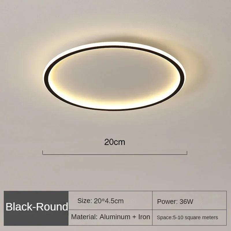 Maliben | Scandinavian Round Ceiling Lamp - Nordicglow