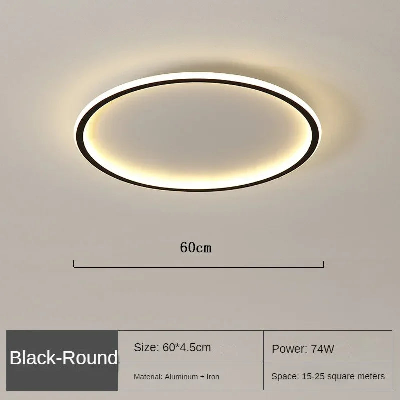 Maliben | Scandinavian Round Ceiling Lamp - Nordicglow