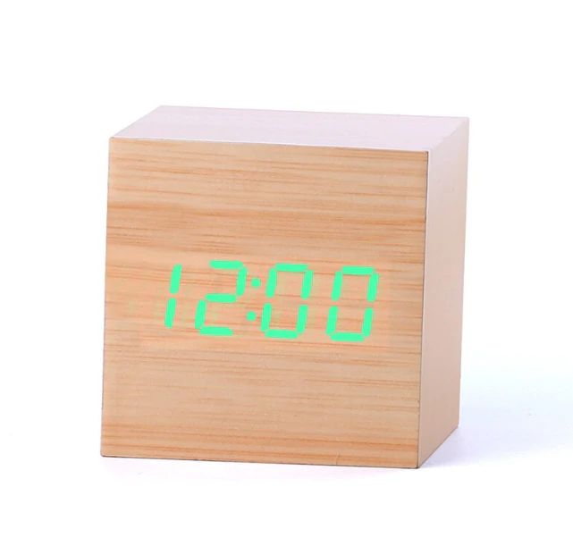 Maliben | Cube Digital Table Clock Modern Interior Decor