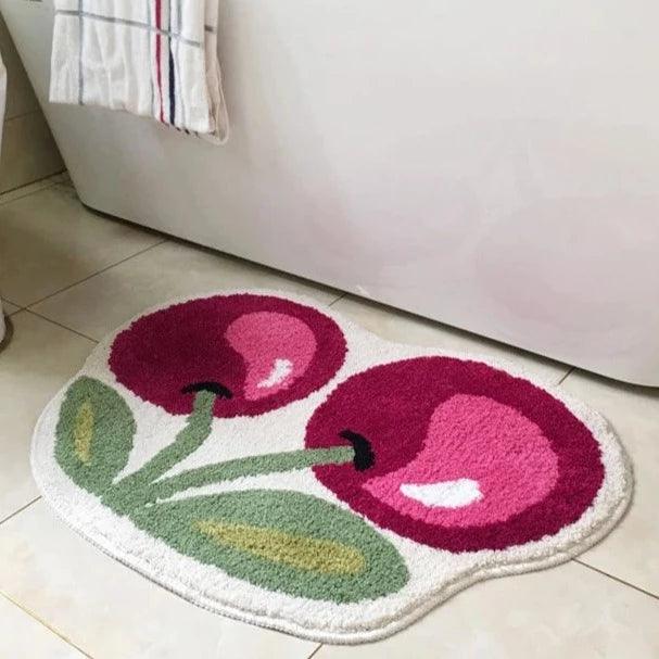 Maliben | Maliben Cherry Tufted Bath Mat
