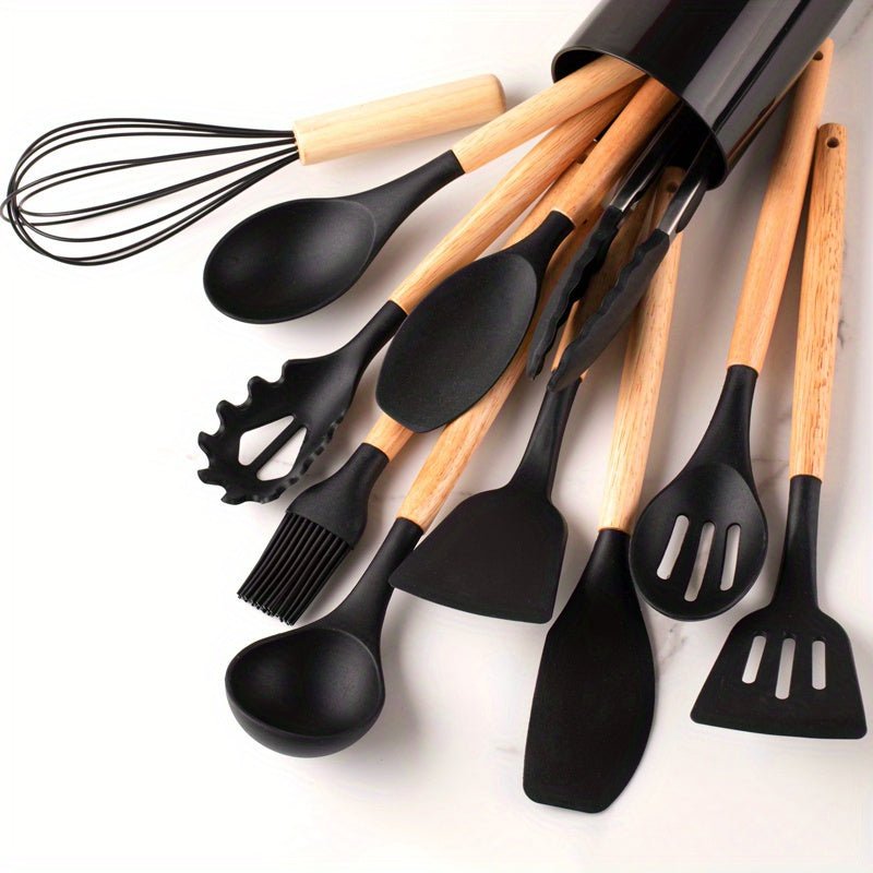 Maliben | Premium Silicone Kitchen Utensils Set Durable And Heat Resistant