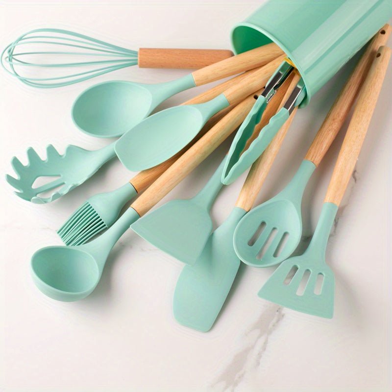 Maliben | Premium Silicone Kitchen Utensils Set Durable And Heat Resistant