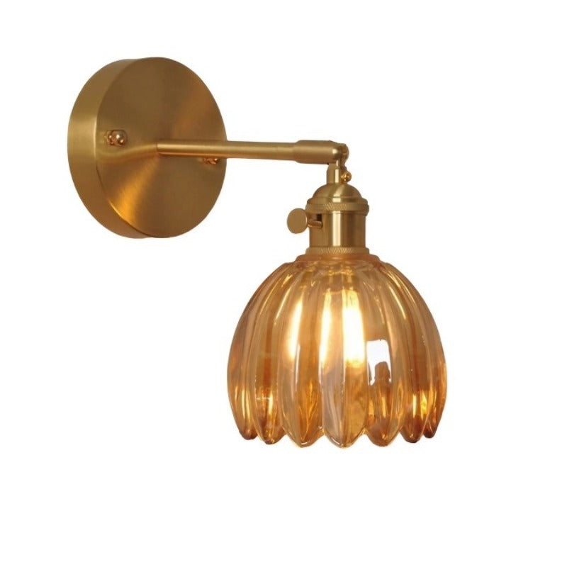 Maliben | Retro – Wall Light Glass Tulip Bud