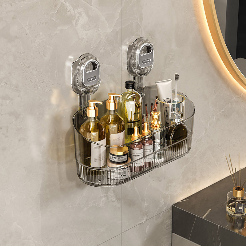 Maliben | No-Drill Bathroom Suction Cup Storage Box