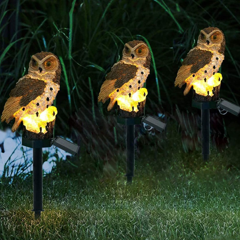 Maliben | Barter | Garden Lamp Owls With Solar Energy