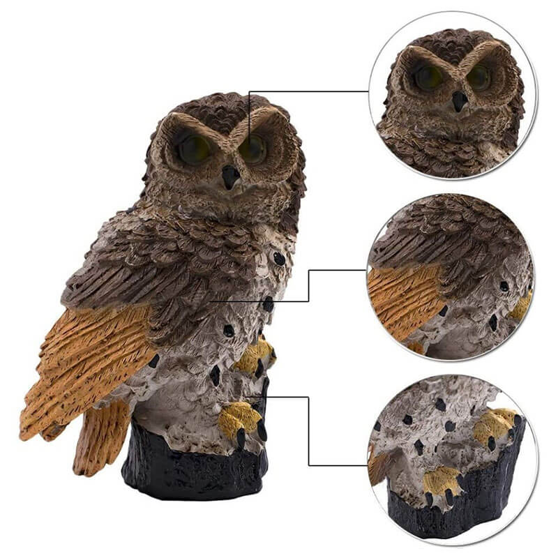 Maliben | Owl Garden Lamp On Solar Energy - Owlglow