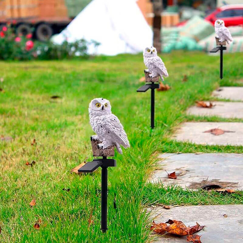 Maliben | Barter | Garden Lamp Owls With Solar Energy