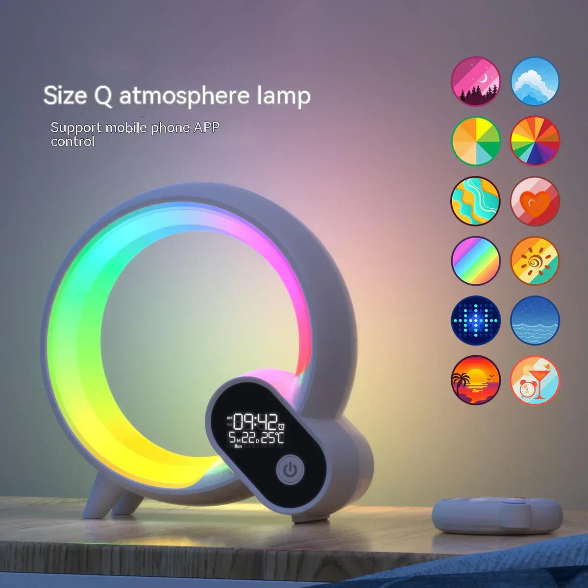 Maliben | Smart Night Light With White Noise And Colour Change - Liora