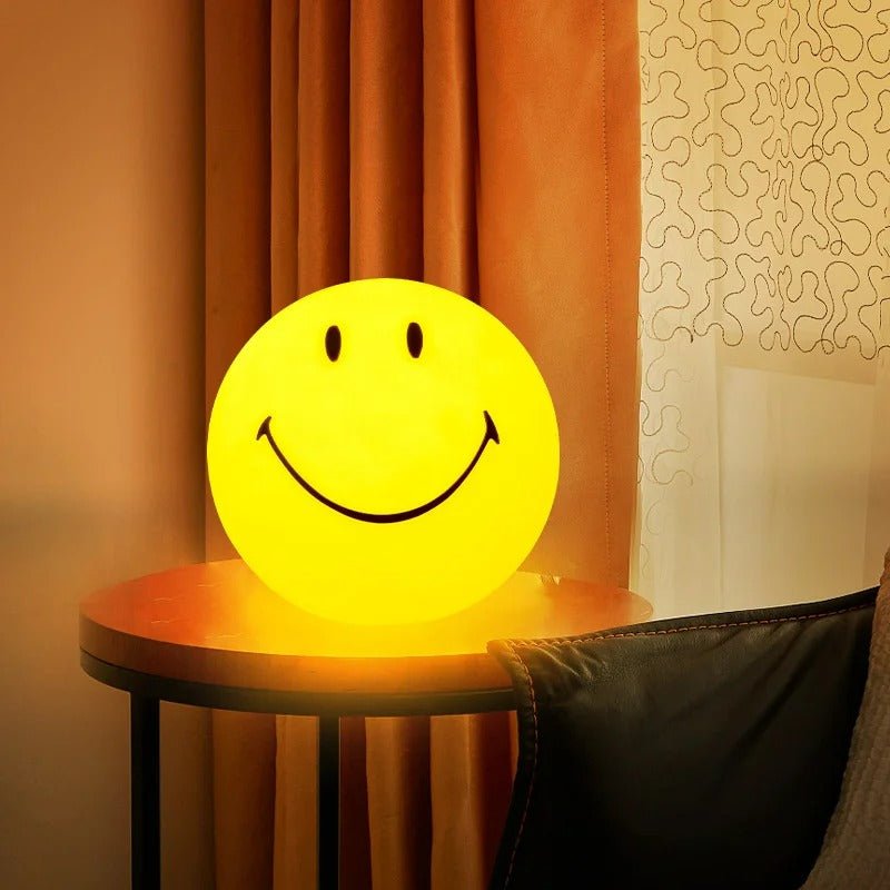 Maliben | Led Rechargeable Smiley Night Light | Cute Glow Buddy For Kids' Bedroom & Nursery Decor