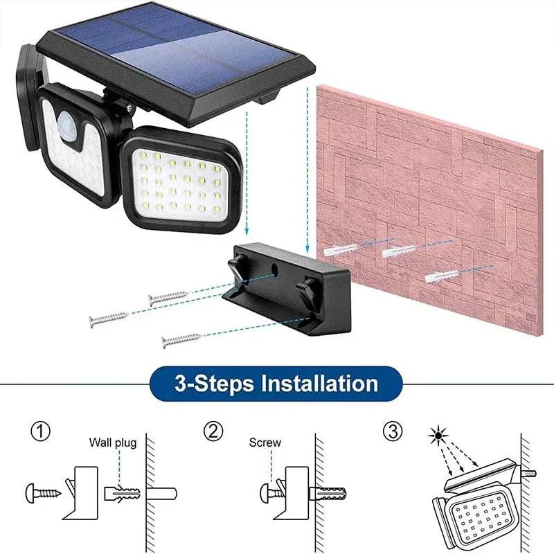 Maliben | Solar Energy Wall Lamp - Ecobright