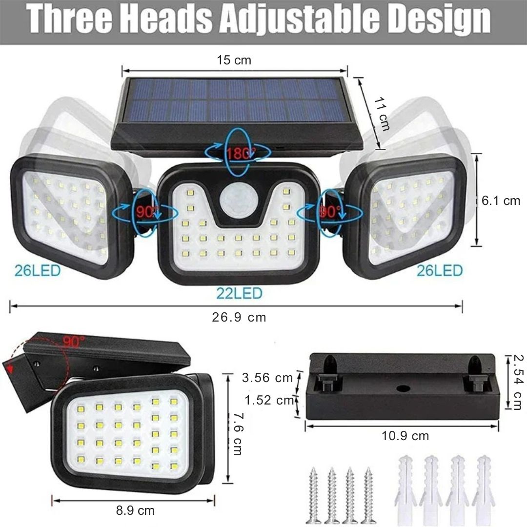 Maliben | Solar Energy Wall Lamp - Ecobright