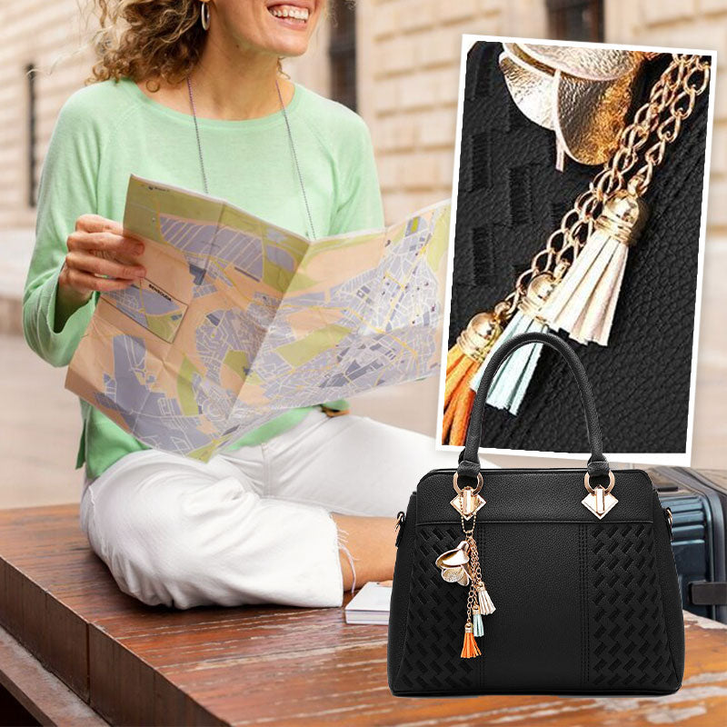 Maliben | Elegant Women's Bag With Tassel Pendant