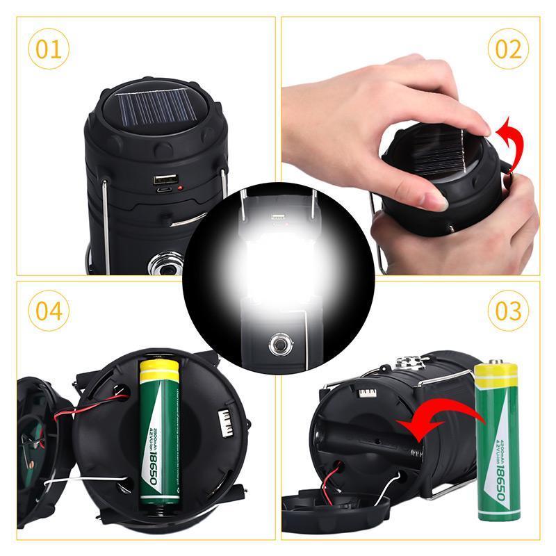 Maliben | Flamelite – The 3-In-1 Camping Lantern With Flame Effect