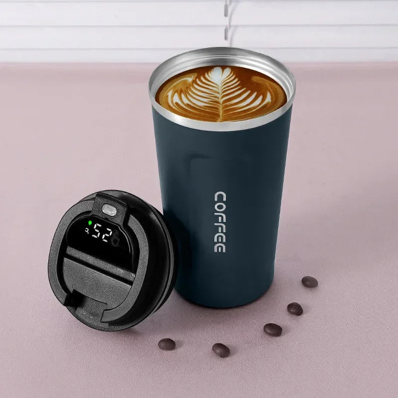 Maliben | Stainless Steel Thermo Mug With Smart Temperature Display - Tempmate